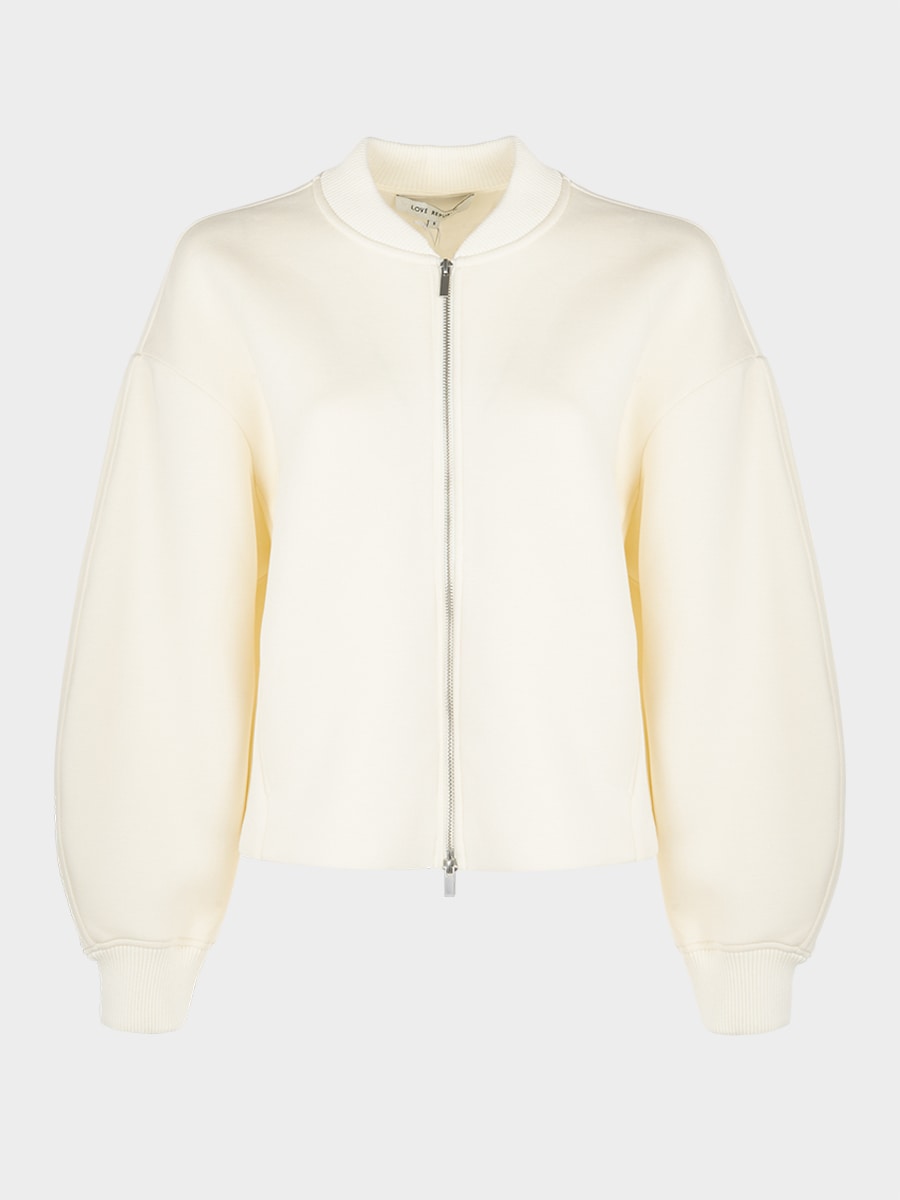 Толстовка с объемными рукавами