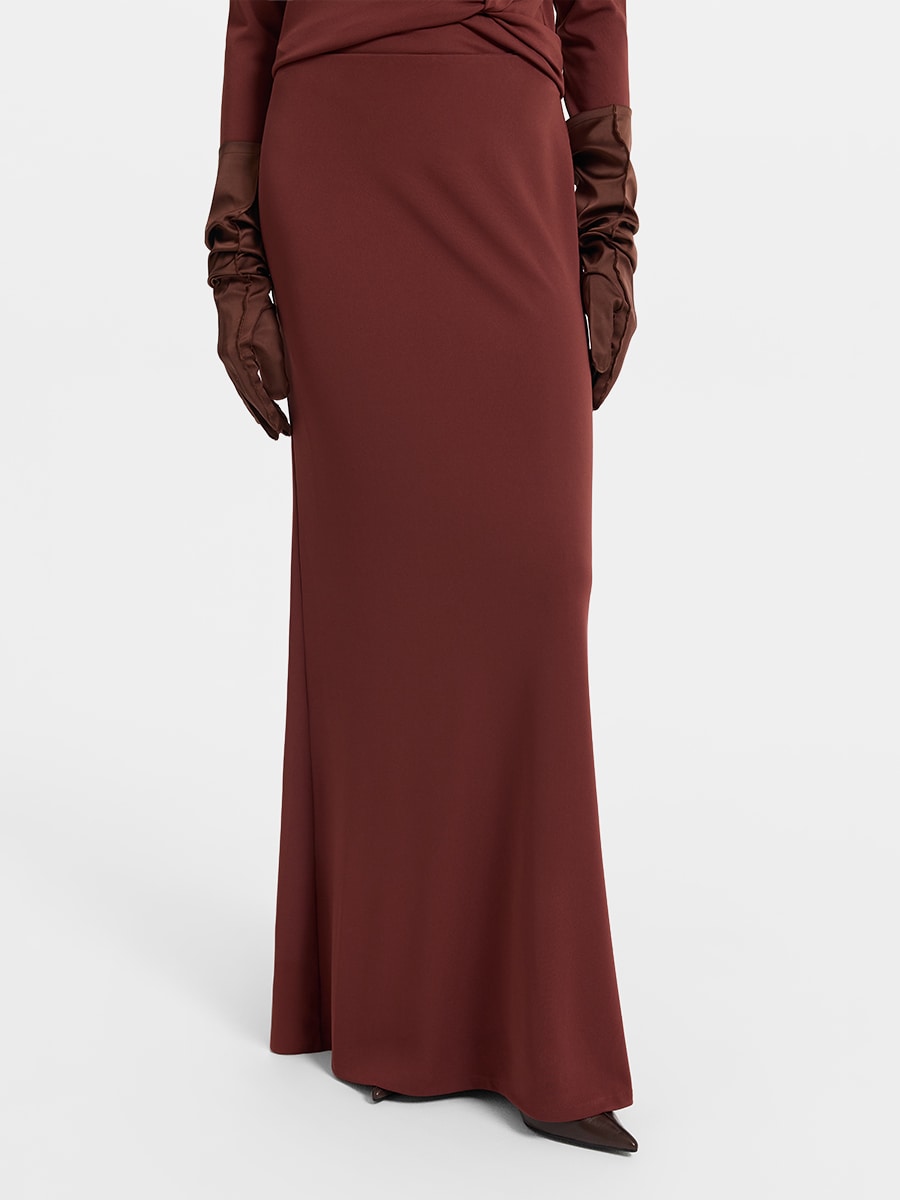 Юбка макси из джерси