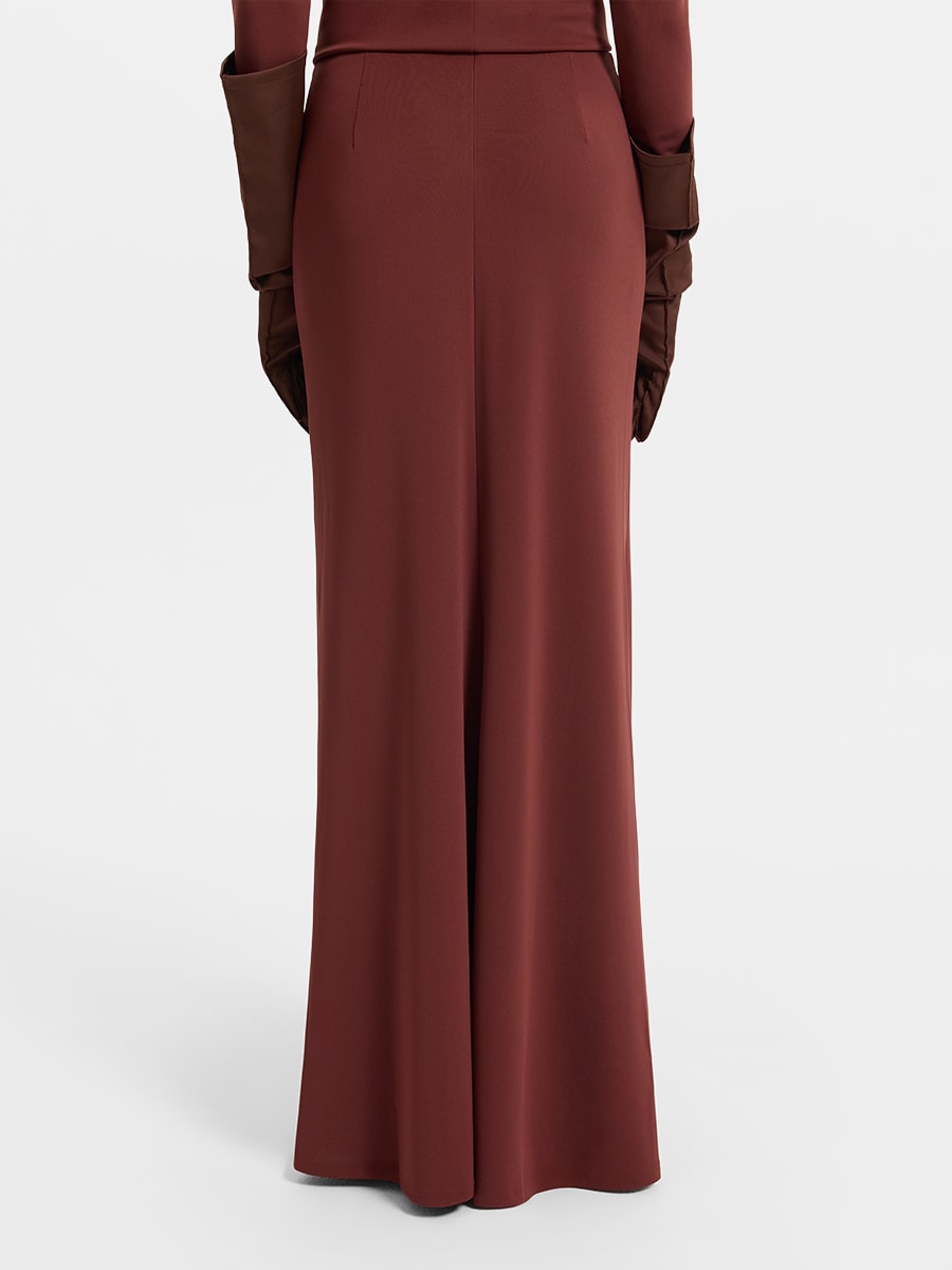 Юбка макси из джерси