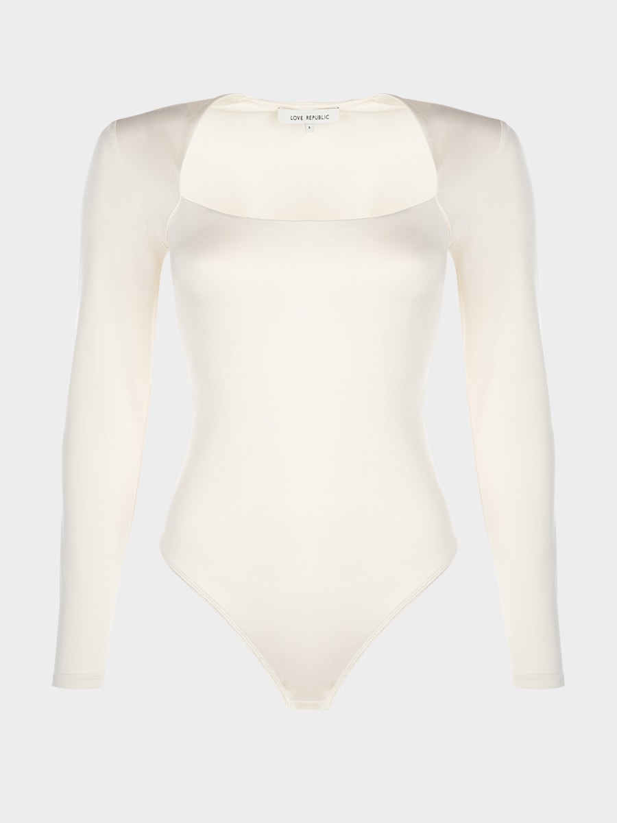 Боди с длинными рукавами