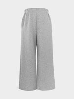 Трикотажные брюки-палаццо