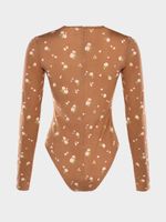 Боди с длинными рукавами