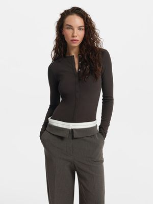 

Боди на пуговицах