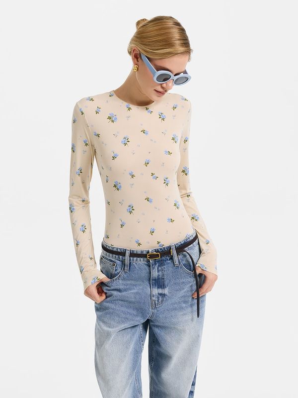 Боди с длинными рукавами