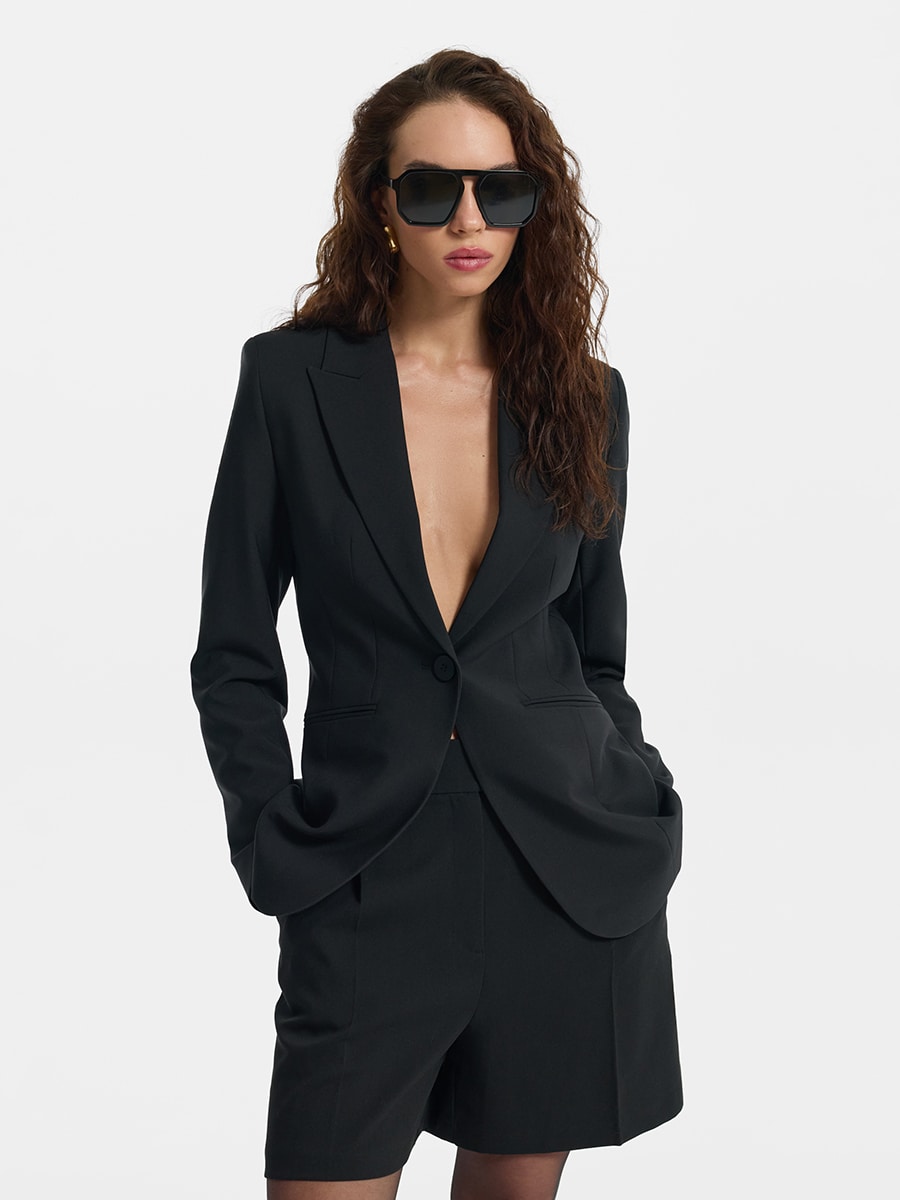 Жакет приталенного кроя