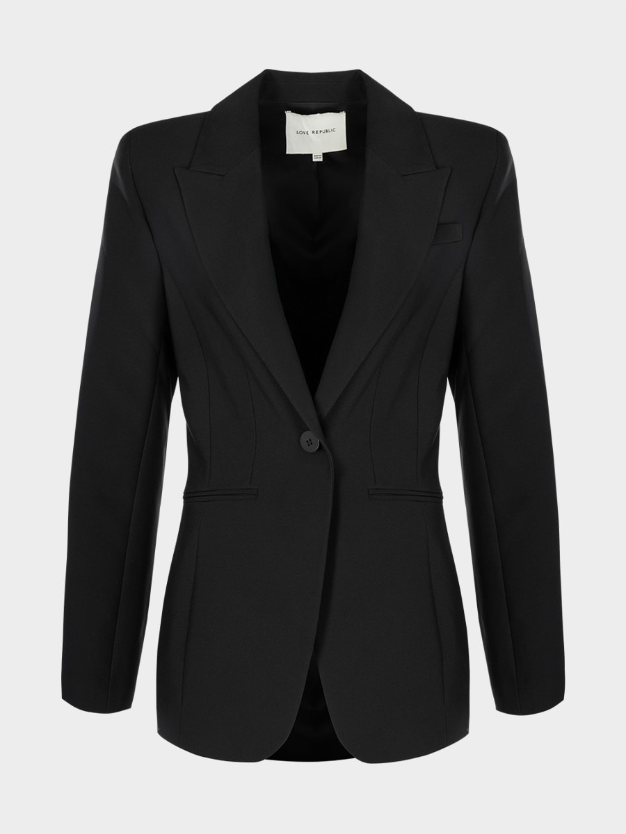 Жакет приталенного кроя