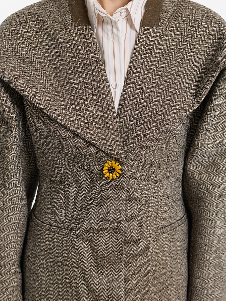 Жакет приталенного кроя с вискозой 6152203603-188