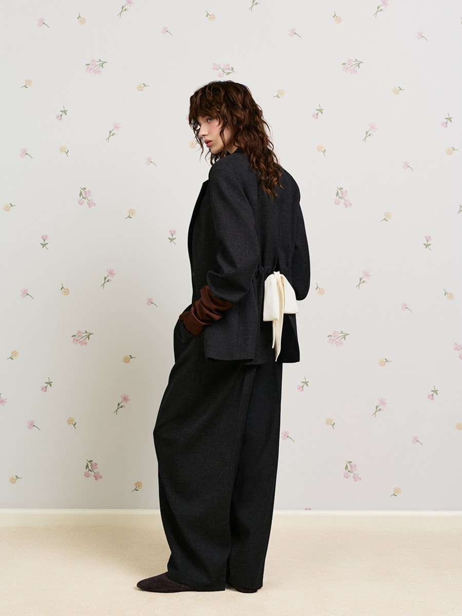 Жакет с шерстью