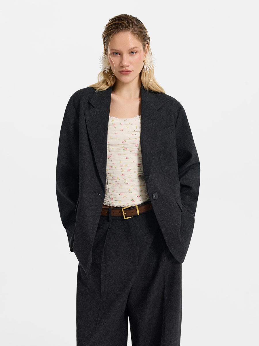 Жакет с шерстью