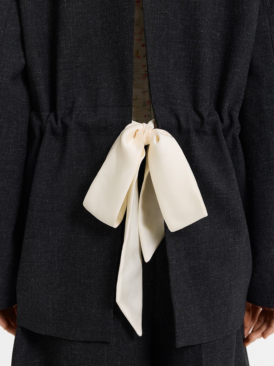 Жакет с шерстью