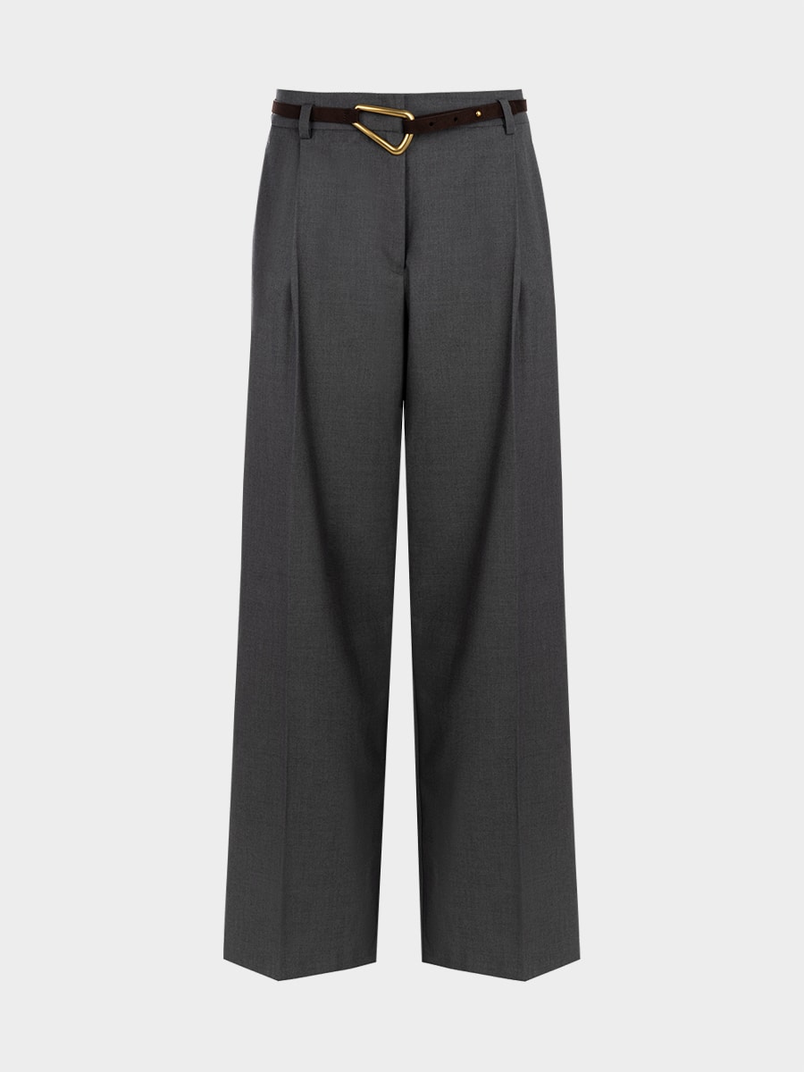 Брюки с ремнем