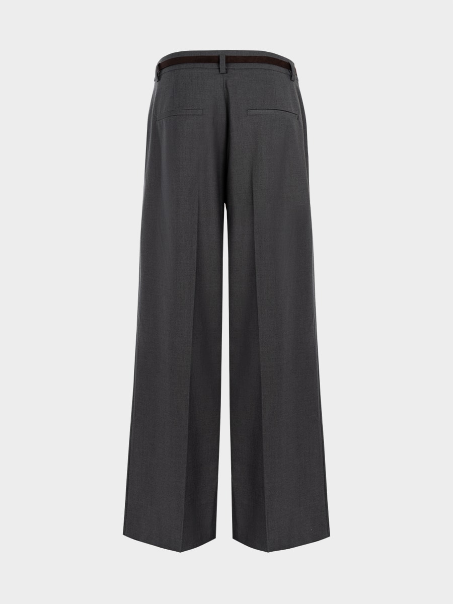 Брюки с ремнем