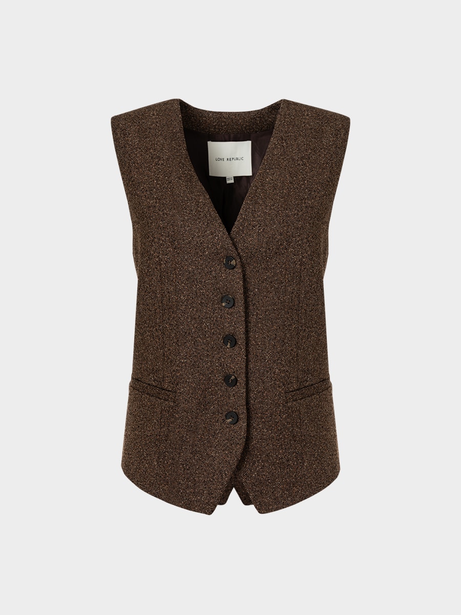 Жилет с вискозой