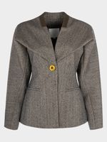 Жакет приталенного кроя