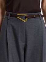 Брюки с ремнем