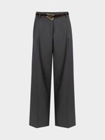 Брюки с ремнем