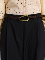 Брюки с ремнем