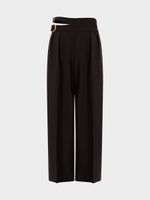 Брюки с акцентным поясом