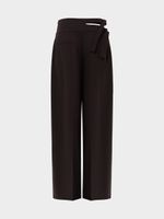 Брюки с акцентным поясом