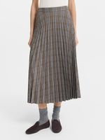 Плиссированная юбка миди