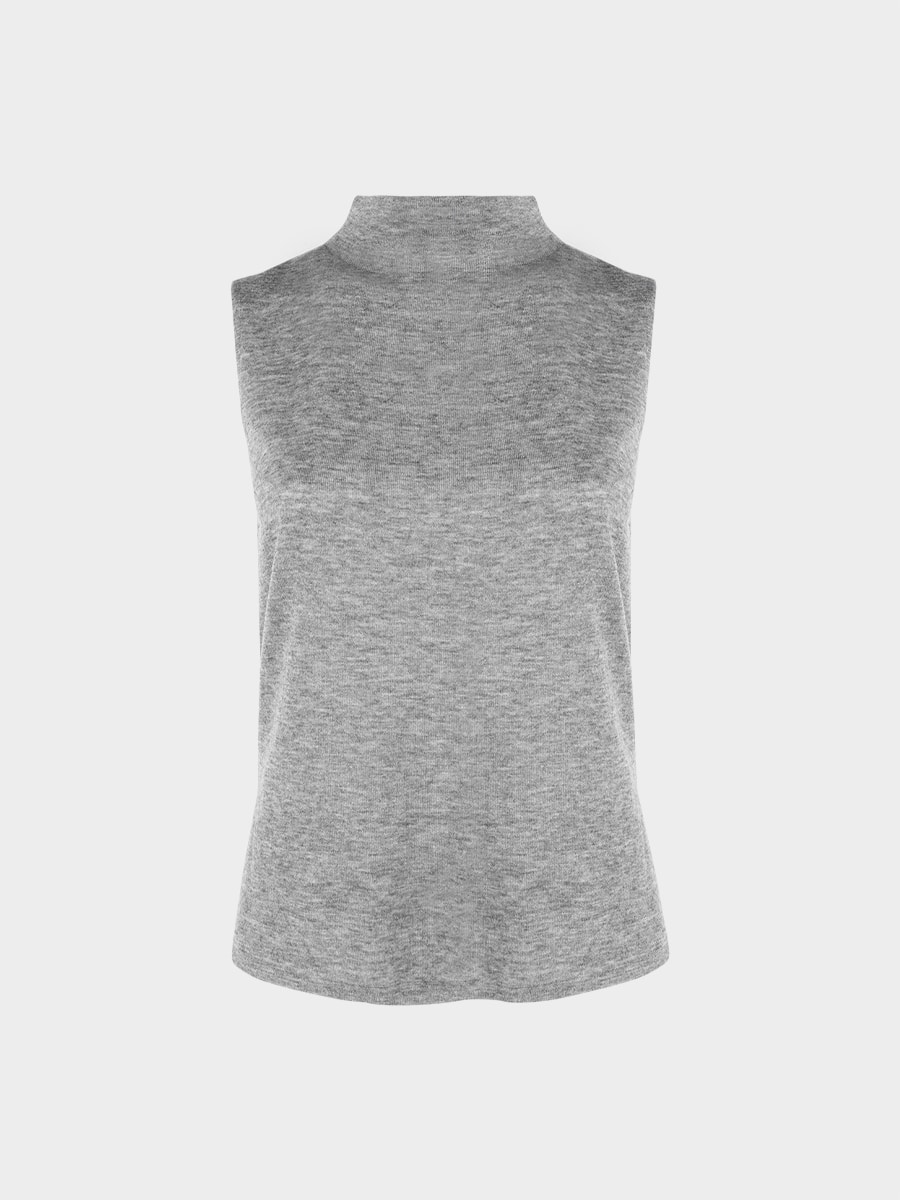 Трикотажный топ с шерстью