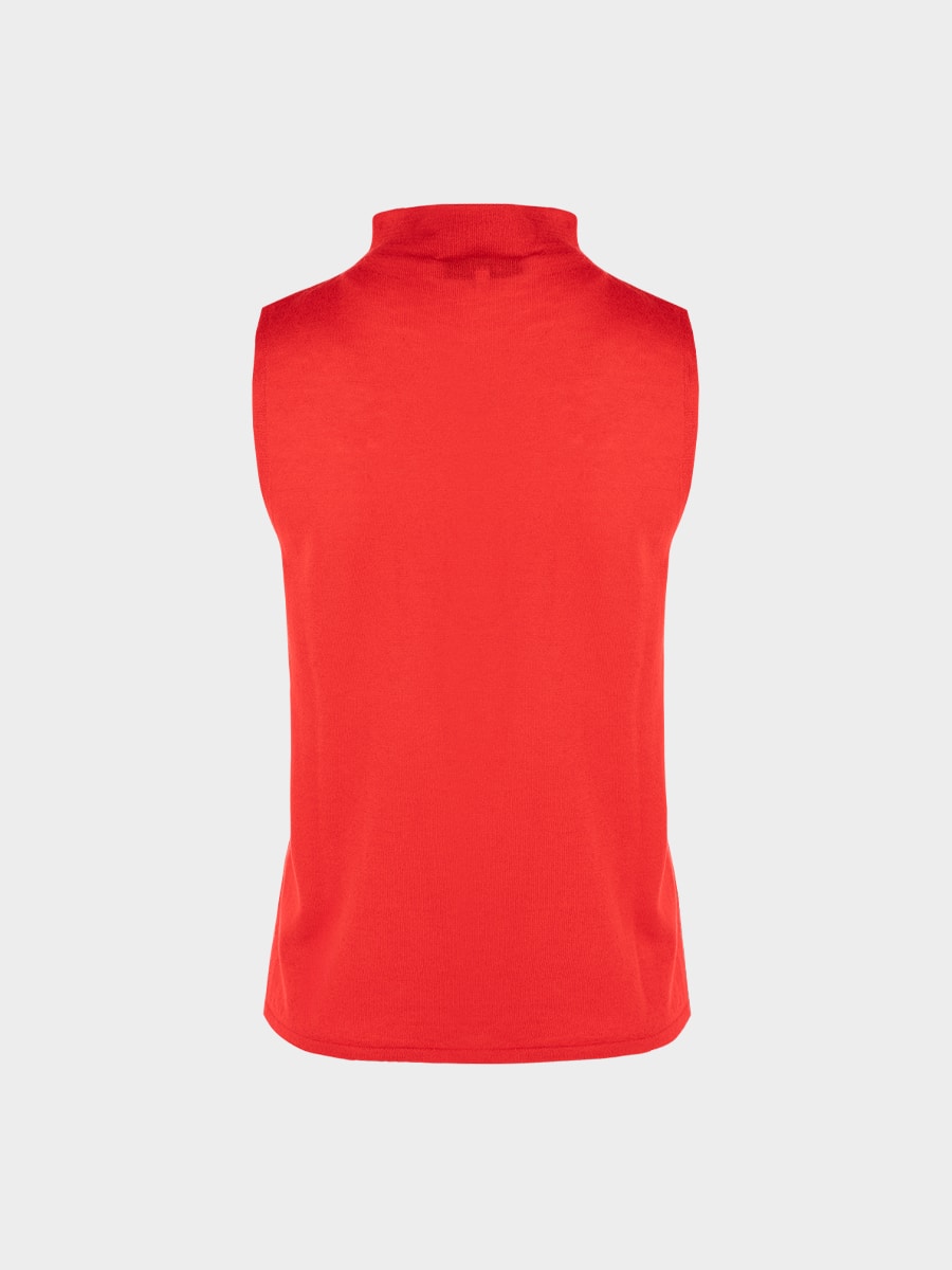 Трикотажный топ с шерстью