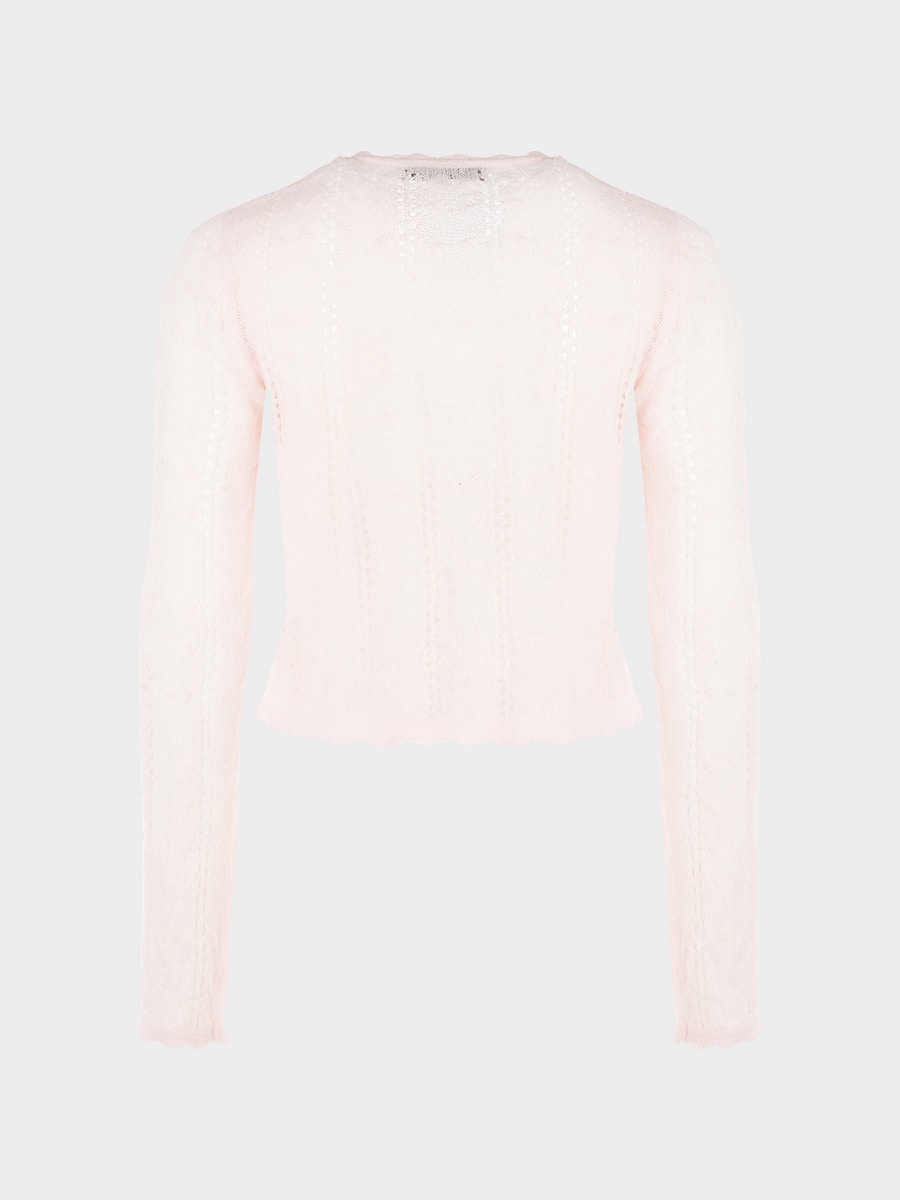 Кардиган c шерстью и мохером