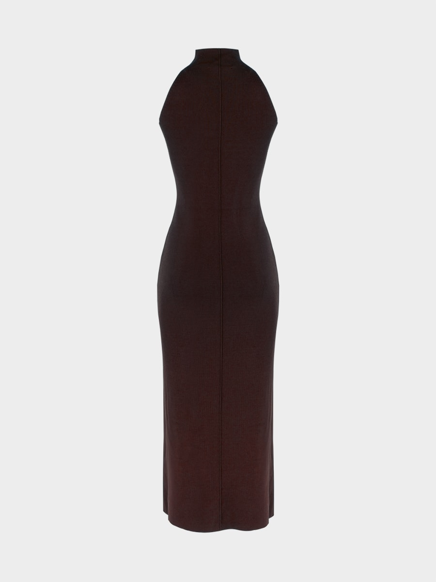 Трикотажное платье-халтер 6152317516-22