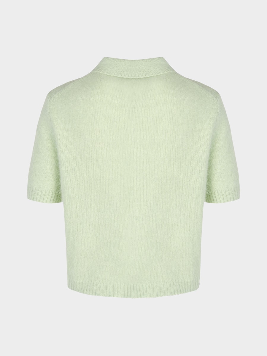 Джемпер-поло из ангоры