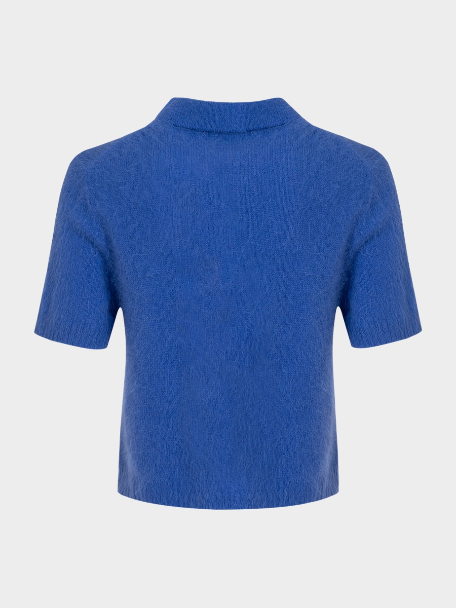 Джемпер-поло из ангоры