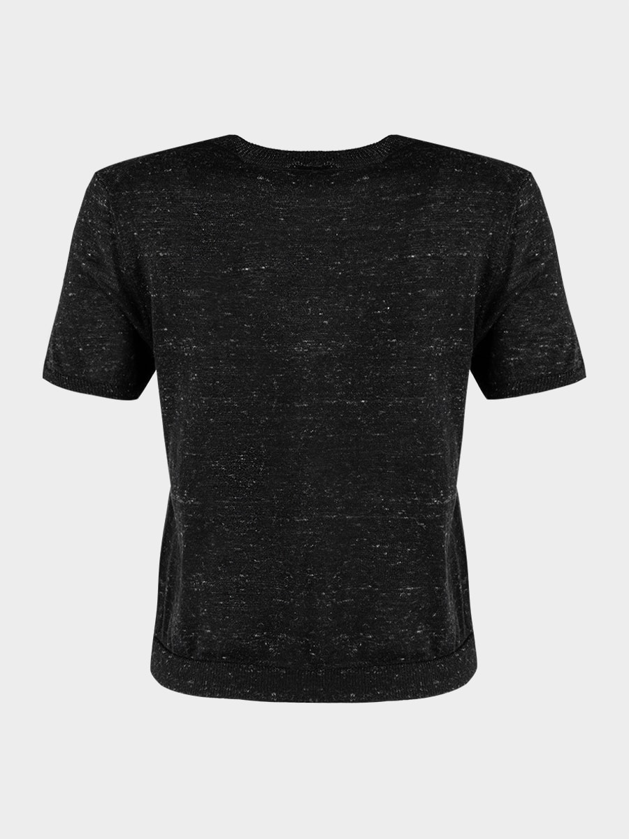 Джемпер с шерстью и льном