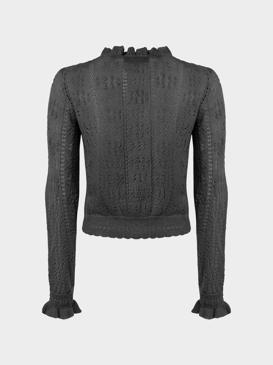 Кардиган c шерстью и мохером