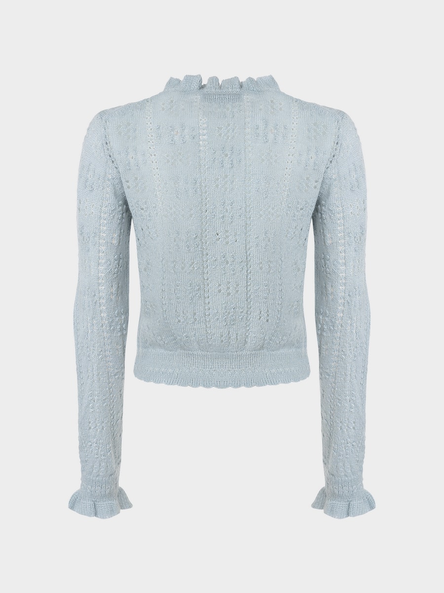 Кардиган c шерстью и мохером