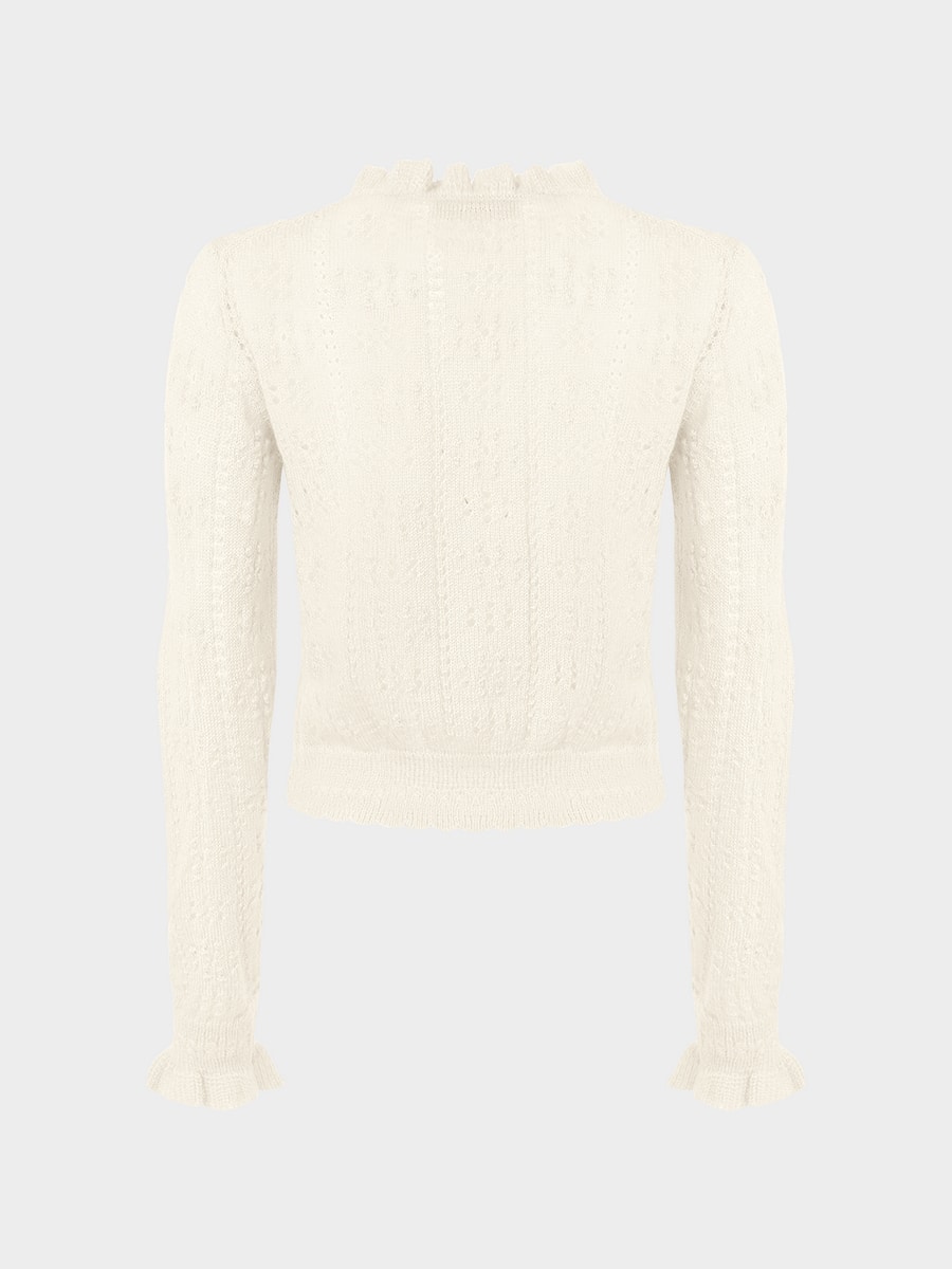 Кардиган c шерстью и мохером