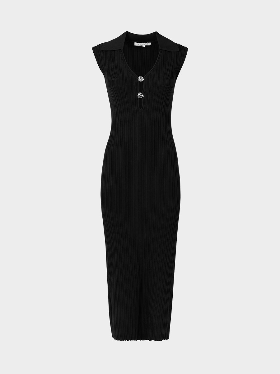 Трикотажное платье миди