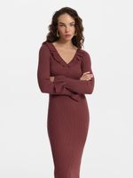 Трикотажное платье миди