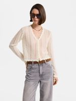 Кардиган c шерстью и мохером