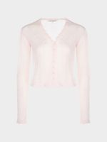 Кардиган c шерстью и мохером