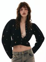 Кардиган с шерстью