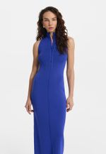 Трикотажное платье-халтер