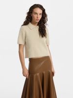 Джемпер-поло из ангоры