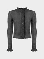 Кардиган c шерстью и мохером