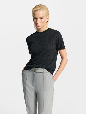 

Джемпер с шерстью и льном