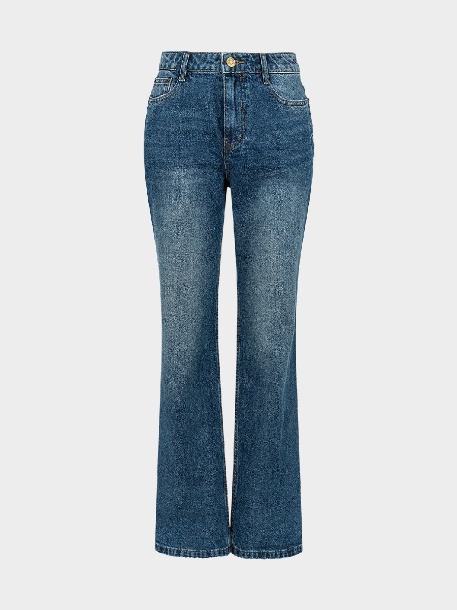 Прямые джинсы