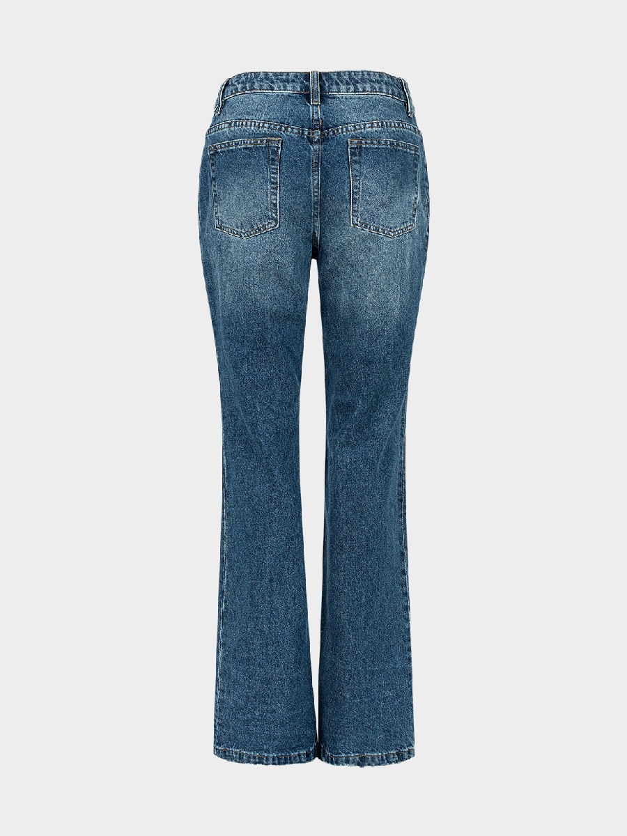 Прямые джинсы