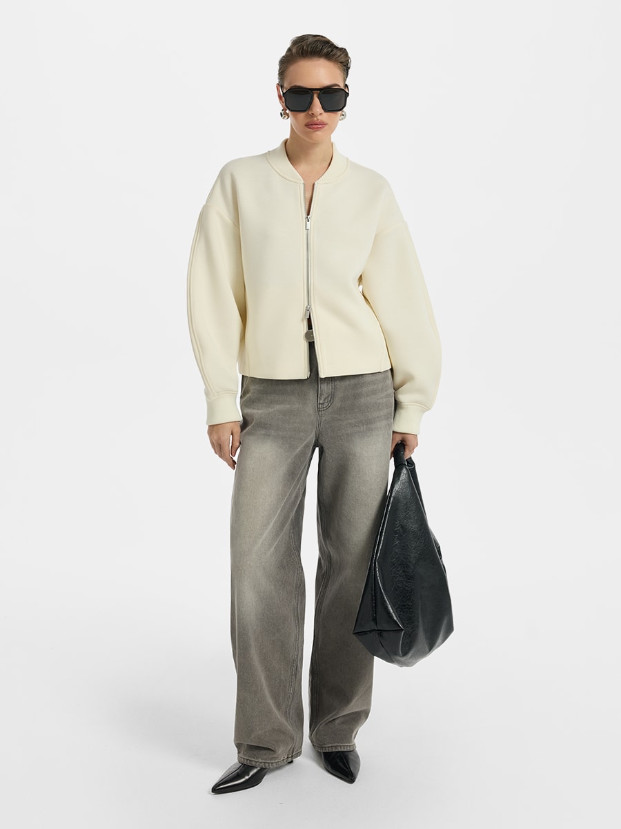 Джинсы Baggy fit с высокой посадкой