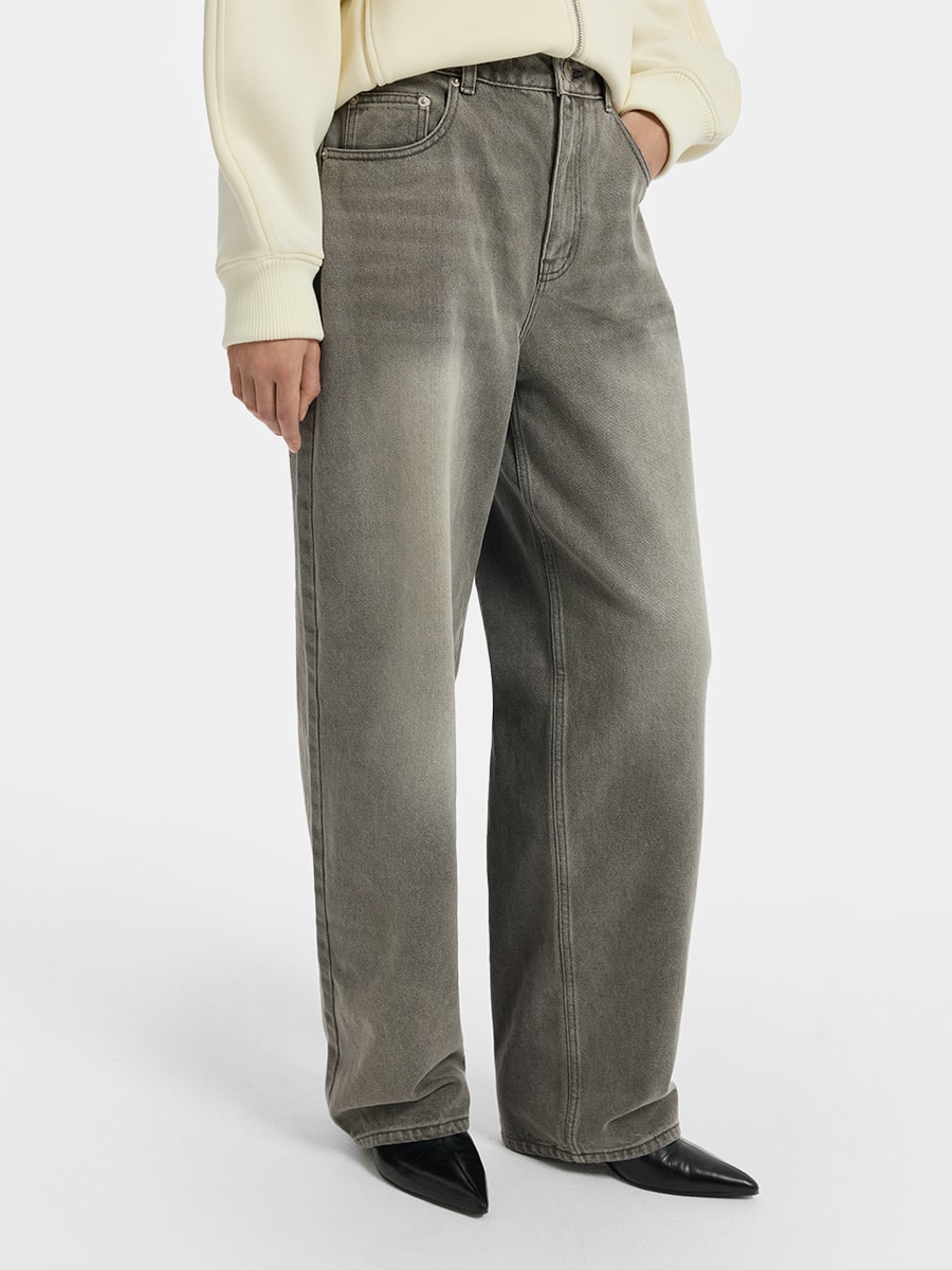 Джинсы Baggy fit с высокой посадкой 6152427715-108