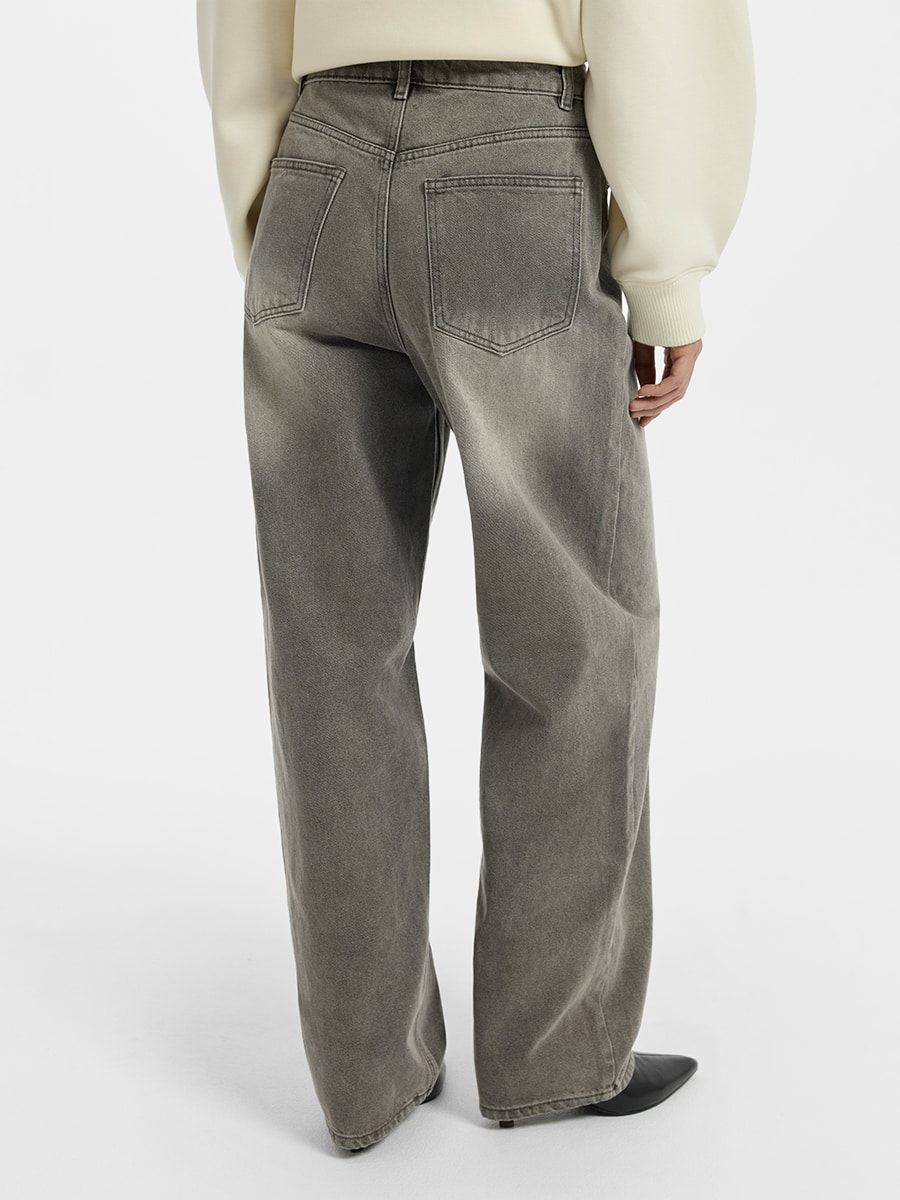 Джинсы Baggy fit с высокой посадкой 6152427715-108