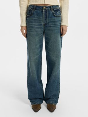 

Джинсы Straight fit со средней посадкой