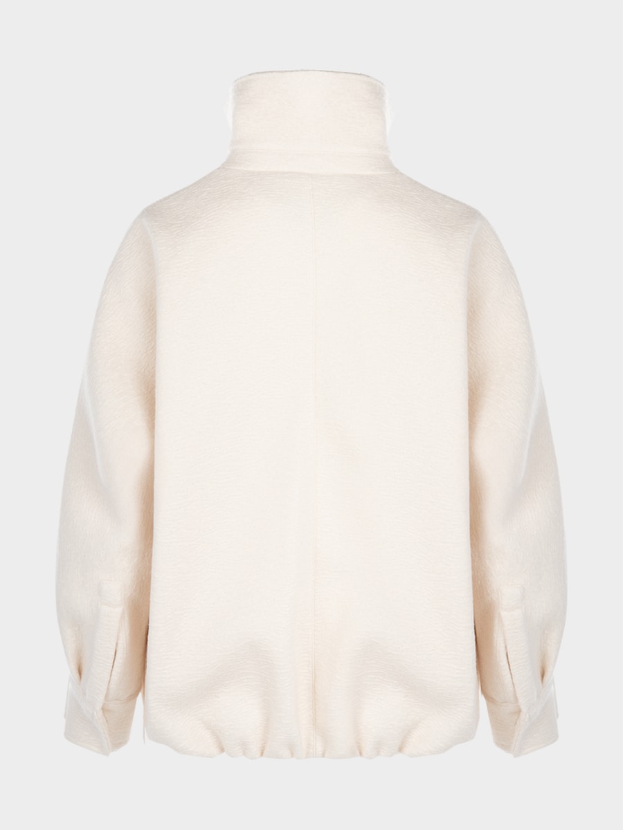 Удлиненный бомбер из пальтовой ткани 6152505105-60